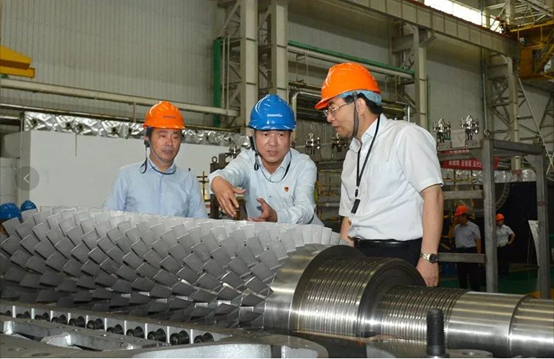 胡和平书记来访GA黄金甲并进行勉励