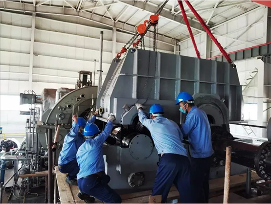 GA黄金甲为用户检建的进口机组一次投产成功